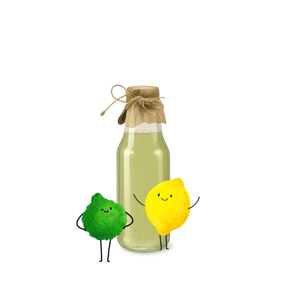 Sirup z BIO citronů s bergamotem 300 ml