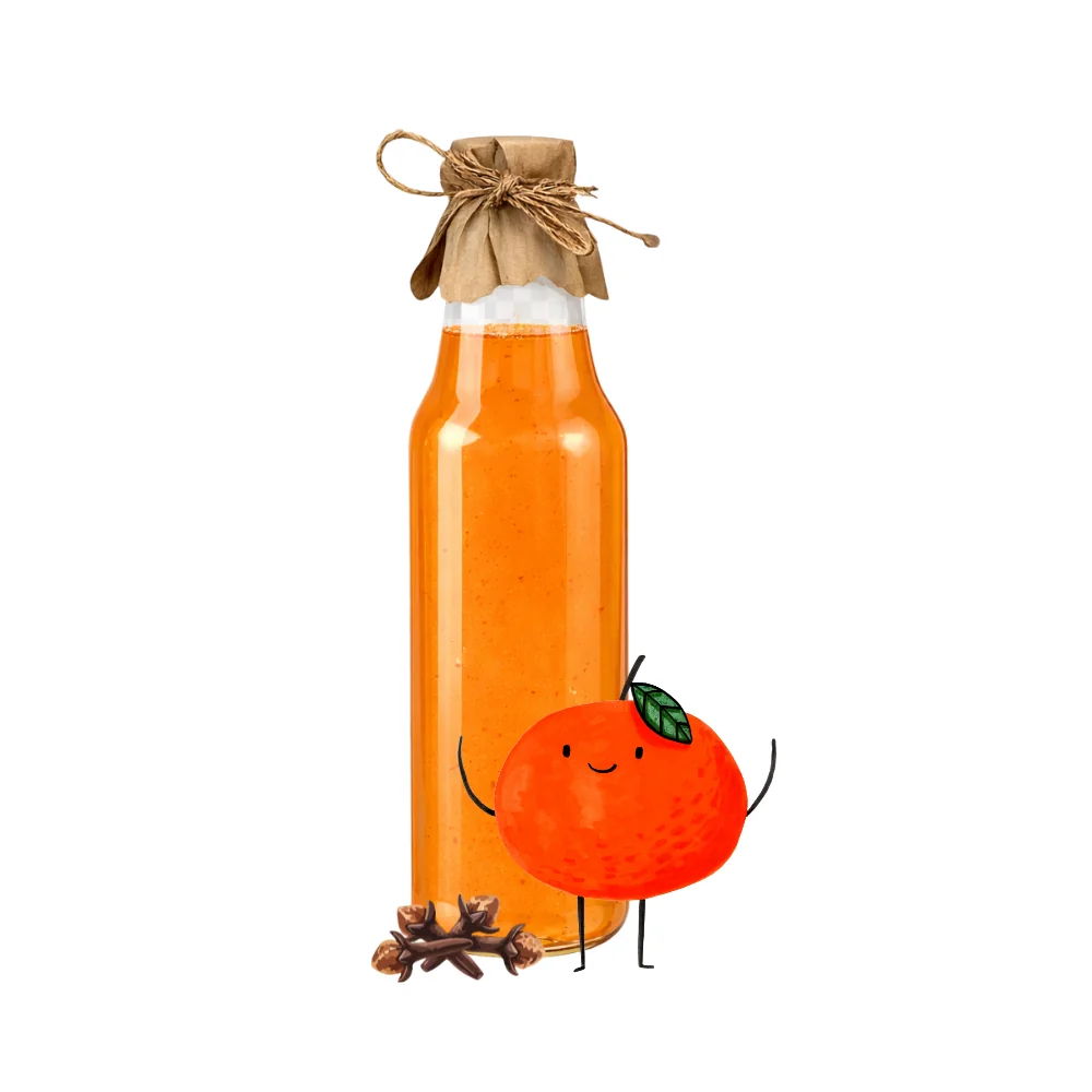 Sirup z BIO pomerančů s hřebíčkem 750 ml
